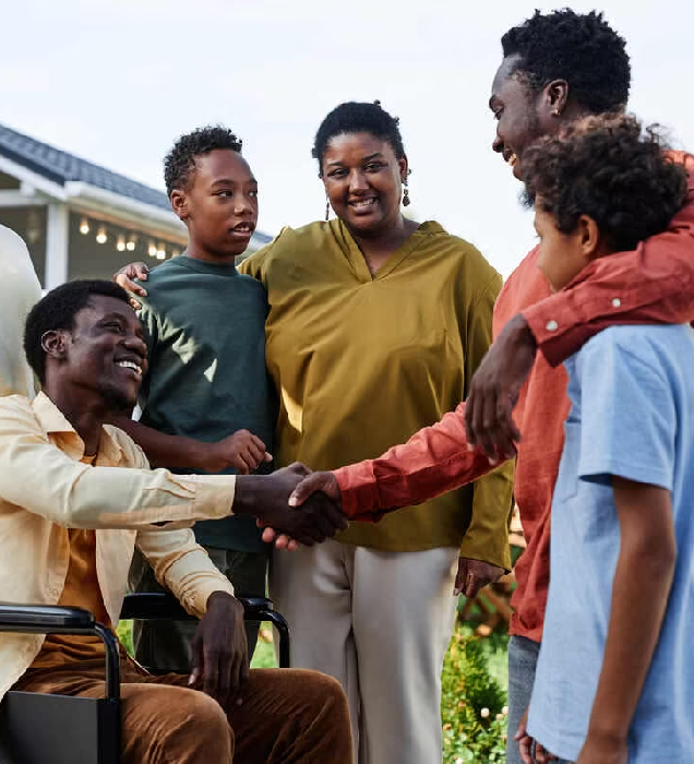 Image of a group of people enjoying an outdoor activity together